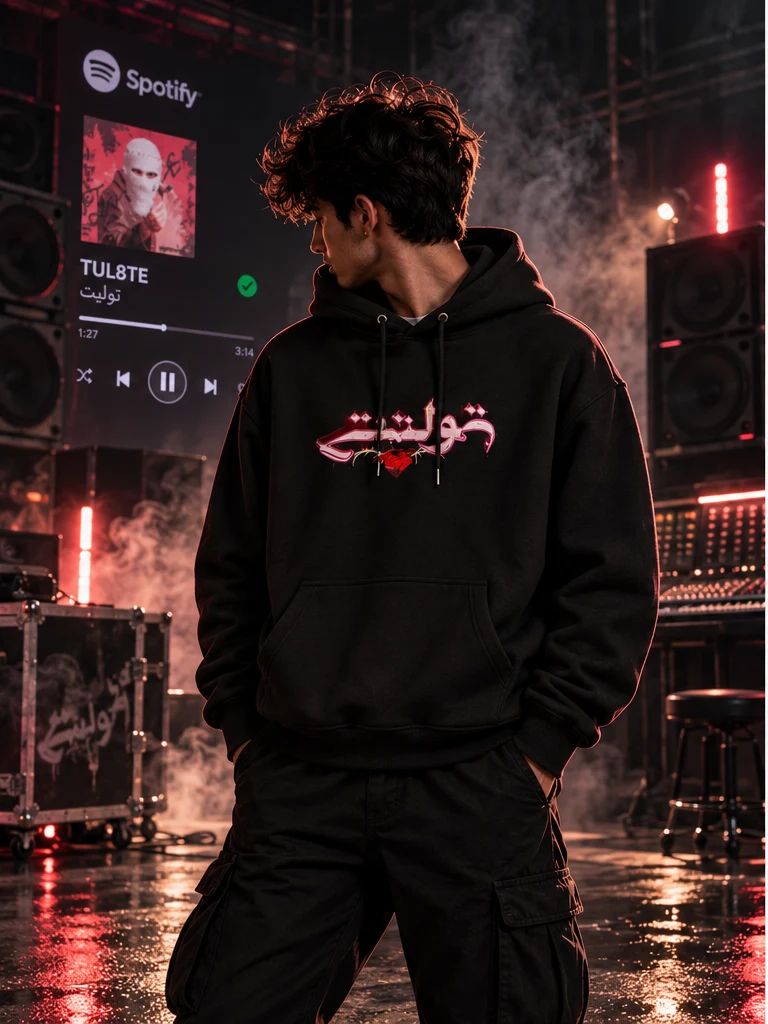 Music Hoodie — TUL8TE — FRONT